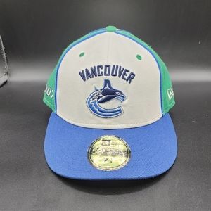 Vancouver Canucks Hat New Era 2007 Orca 7 1/4 57.7 cm Multi - Color Made in USA